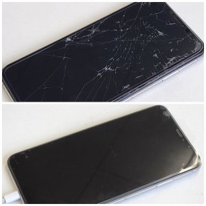 【iPhoneXS Max フロントパネル交換】どのiPhoneもフロントパネル交換が綺麗に元通り!!悪化する前にお早めに修理を!!｜高崎市菅谷町