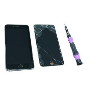 落として割れたiPhone6Splus　フロントパネル交換