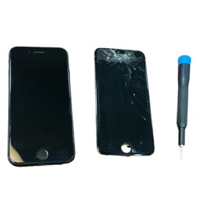 落として割れたiPhoneSE2　フロントパネル交換