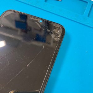 iPhoneX  液晶黒いシミ 液晶交換| 千葉県我孫子市つくし野