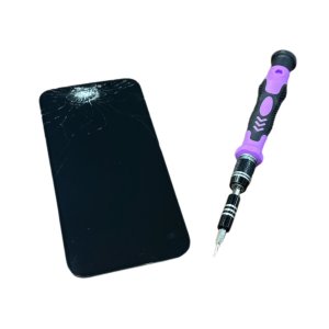 画面上部が割れたiPhone12Pro　フロントパネル交換