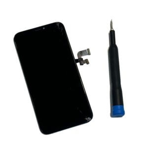 画面が割れたiPhoneX　フロントパネル交換