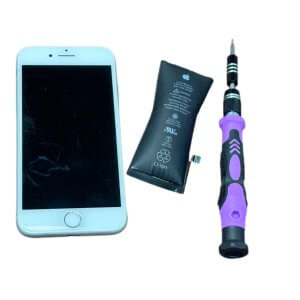 危険！膨らんだバッテリー　iPhone8　バッテリー交換