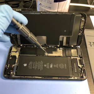 iPhone8  バッテリー交換| 茨城県取手市小浮気| バッテリー交換も即日お渡しで修理対応しております‼︎