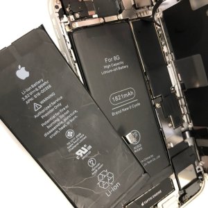 iPhone8 バッテリー交換修理