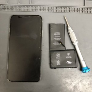 iPhoneX バッテリー 交換 修理