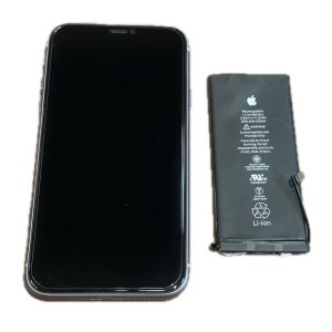 最大容量78％　iPhone11 バッテリー交換