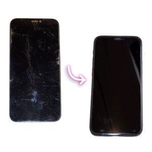 【iPhone13 液晶交換】13の液晶損傷の修理も即日対応しております!!|根室市昭和町