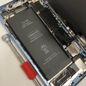 iPhoneXR バッテリー交換修理