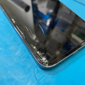 iPhone12 落下稼働破損 液晶交換| 我孫子市青山台| 急な故障にも即日対応致します！