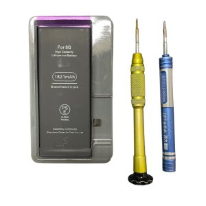 【最大残量 69%】iPhone8 バッテリー交換 強化ガラス貼り付け