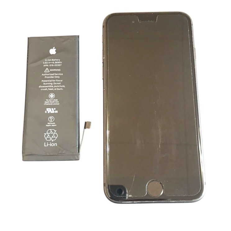 iPhone8 バッテリー交換