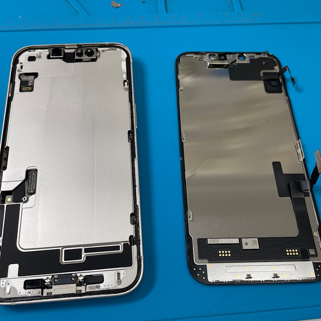 iPhone14ProMax 液晶交換| 我孫子市下沼田| 液晶交換も即日30分で修理致します!