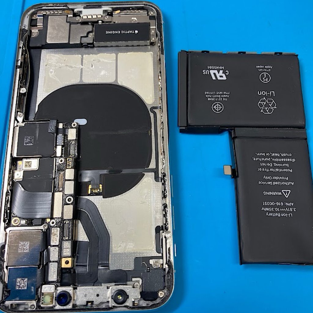 iPhoneXSMax バッテリー交換| 我孫子市下ケ戸| バッテリー交換も即日お渡しで修理対応しております‼︎