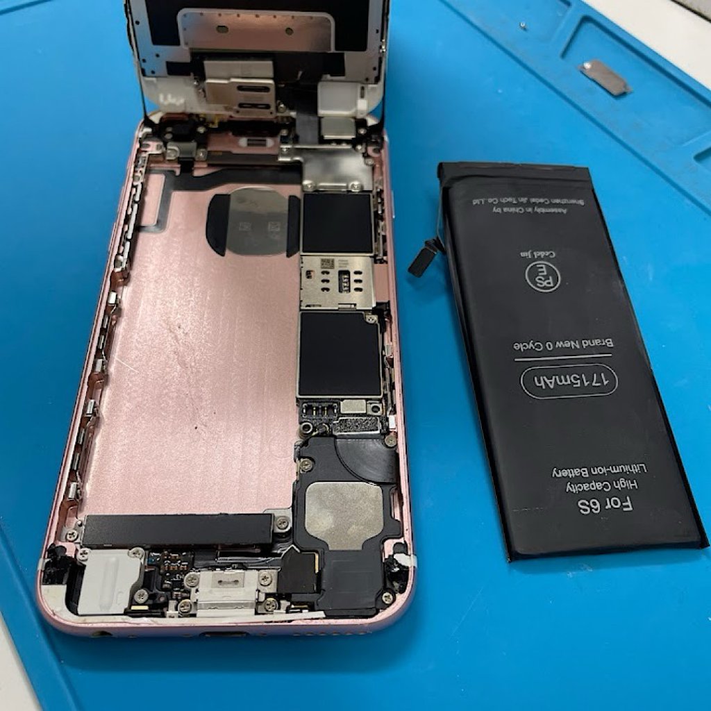 iPhone6s バッテリー交換| 利根町もえぎの台| バッテリー交換も即日お渡しで修理対応しております‼︎