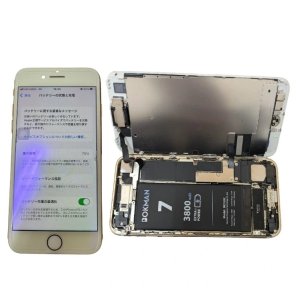 iPhone8 バッテリー交換