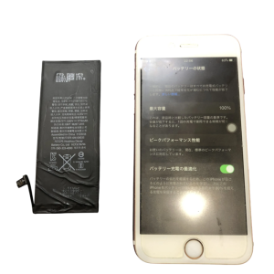 iPhone6s　バッテリー交換