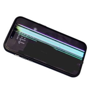 【iPhone14Pro 液晶交換】落下の衝撃で画面に縦線が..当店なら当日修理でお渡しできます!| 根室市花咲港