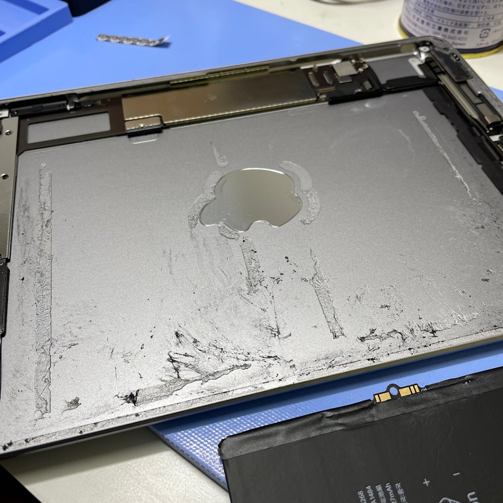 iPad6 蓄電低下 バッテリー交換| つくばみらい市高岡| iPadの電池交換もご予約対応致します!