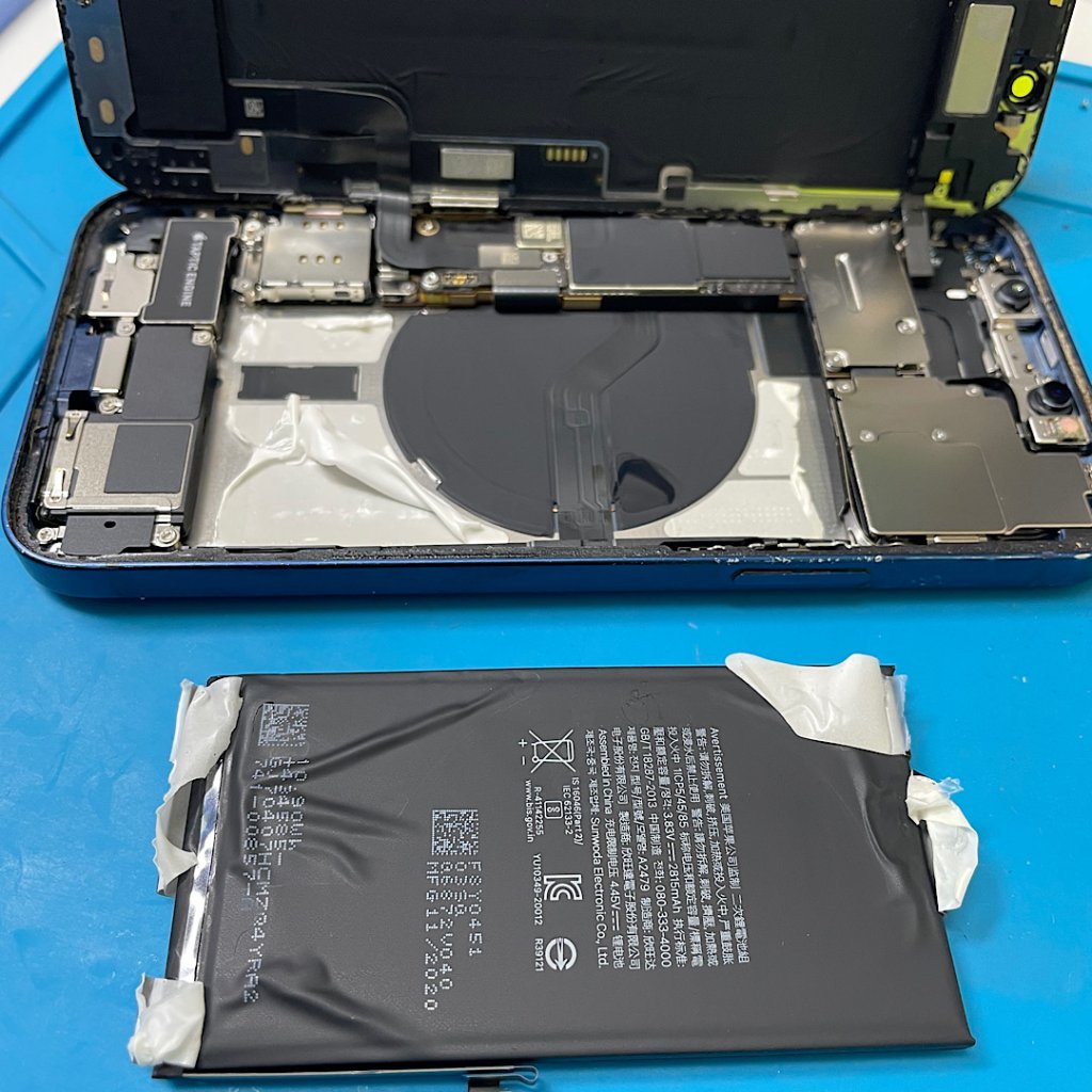 iPhone12 バッテリー交換| 取手市桜が丘| バッテリー交換も即日お渡しで修理対応しております‼︎