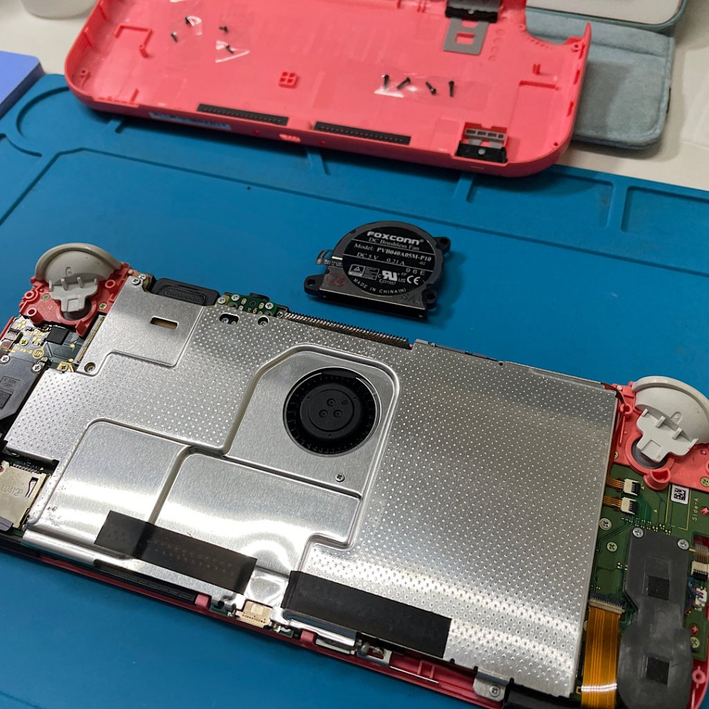 Nintendo Switch lite冷却ファン交換修理| 龍ケ崎市中根台| ご予約にて即日対応!