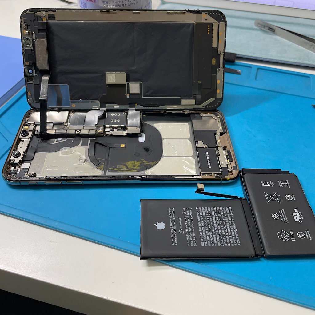 iPhone X 電池異常 バッテリー交換修理 | つくばみらい市古川| バッテリー交換も即日対応致します!