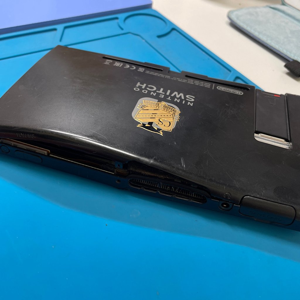 任天堂Switch バッテリー膨張 電池交換| つくばみらい市西ノ台| 任天堂Switch修理も即日対応致します!