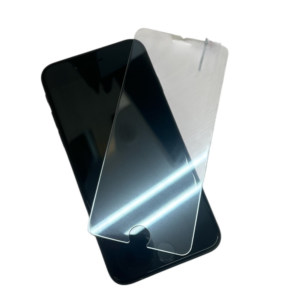 iPhoneSE2 ガラスフィルム張り替え