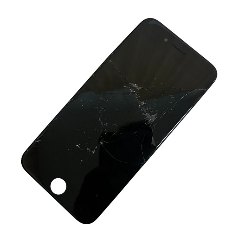 【衝撃破損 フロントパネル交換】iPhoneSE3