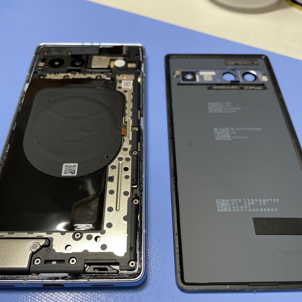 Android携帯 Google pixelガラス割れ パネル交換| 我孫子市台田| アンドロイドのガラス交換も予約対応しております!