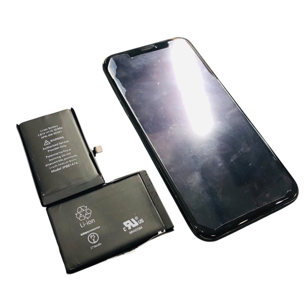 iPhoneX バッテリー膨張/交換