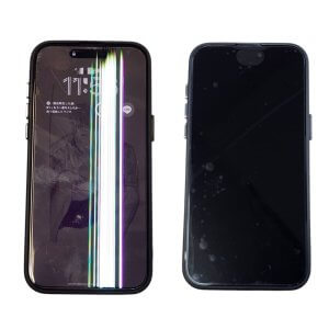 【iPhone15ProMax 液晶交換】落としてしまってから、縦に白い線が入ってしまった。当店なら高品質パネルに交換修理!! | 厚岸郡浜中町