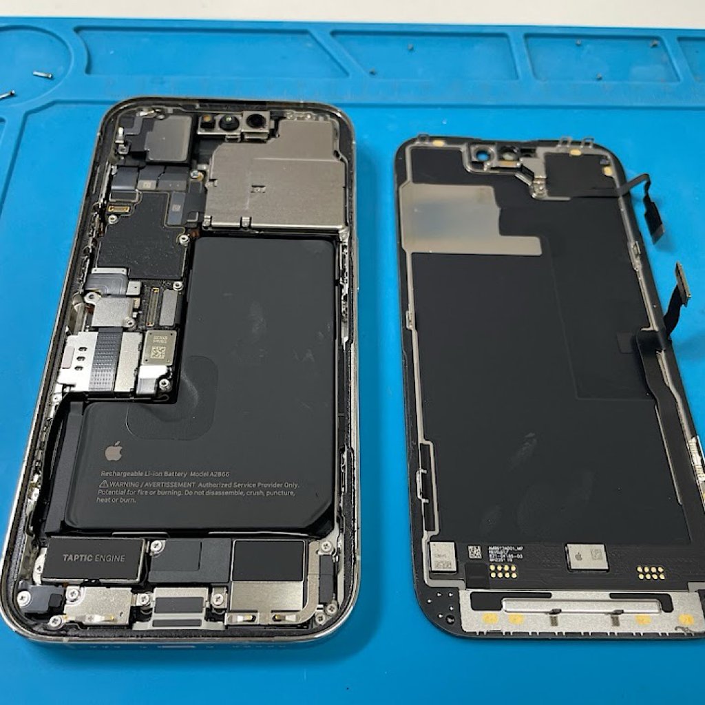 iPhone 14proMax 川で転んで水没 水没修理| 我孫子市中峠| 我孫子市の皆さん、iPhone即日対応お任せください!