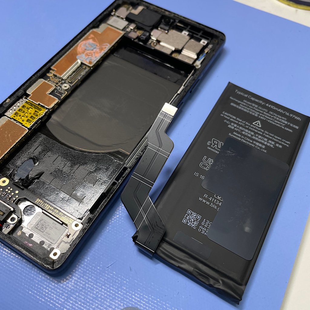 Android Google pixel6a バッテリー発熱 電池交換| 取手市新町| アンドロイド携帯の電池交換もご予約で即日修理!