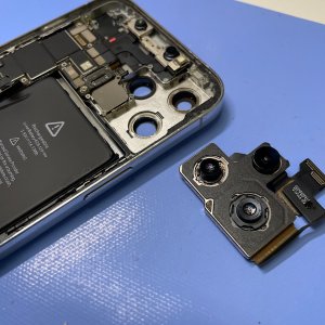 iPhone14proMax カメラ異音 アウトカメラ交換| 利根町羽根野| リアカメラ交換もご予約で修理対応しております‼︎