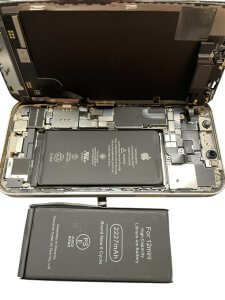 iPhone12mini バッテリー交換 修理