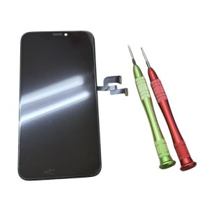 iPhoneⅩ 液晶交換(液晶ガラス破損、緑の線)