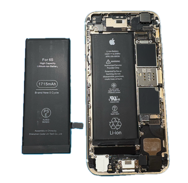iPhone6S バッテリー交換