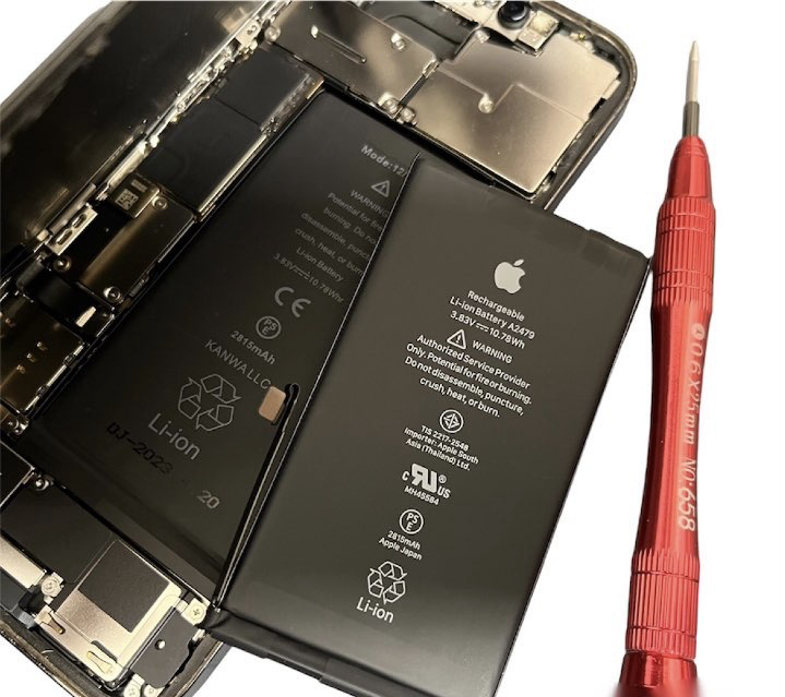 iPhone X バッテリー交換