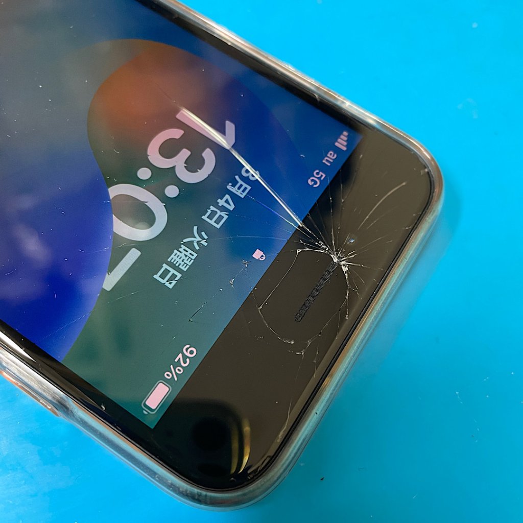 iPhone8 落下 インカメラ交換| つくばみらい市下島| 液晶交換も即日お渡しで修理対応しております‼︎