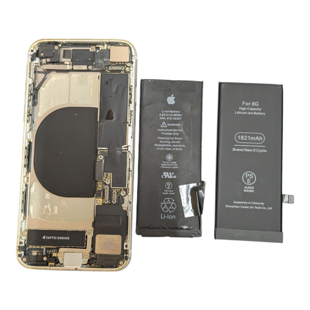 【沖縄県嘉手納町】iPhone8 バッテリー交換