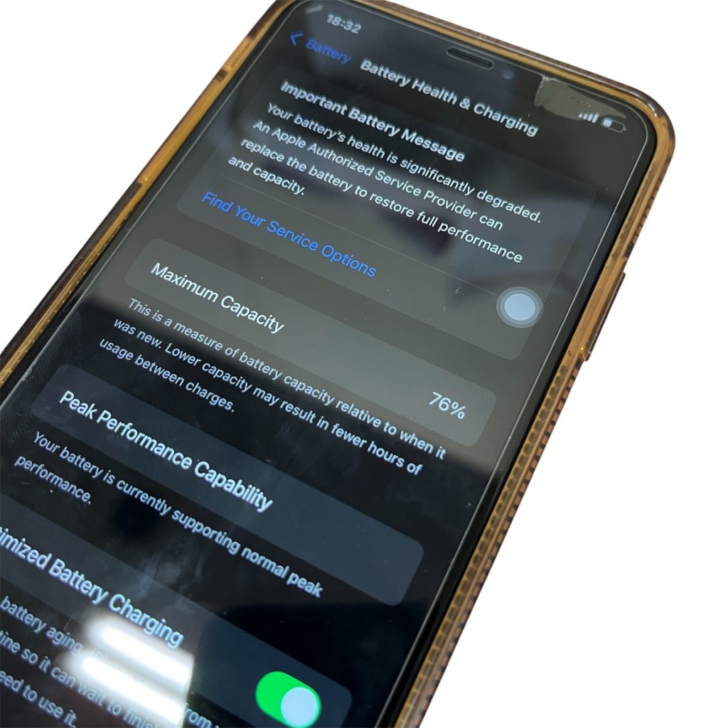iPhone X バッテリー交換