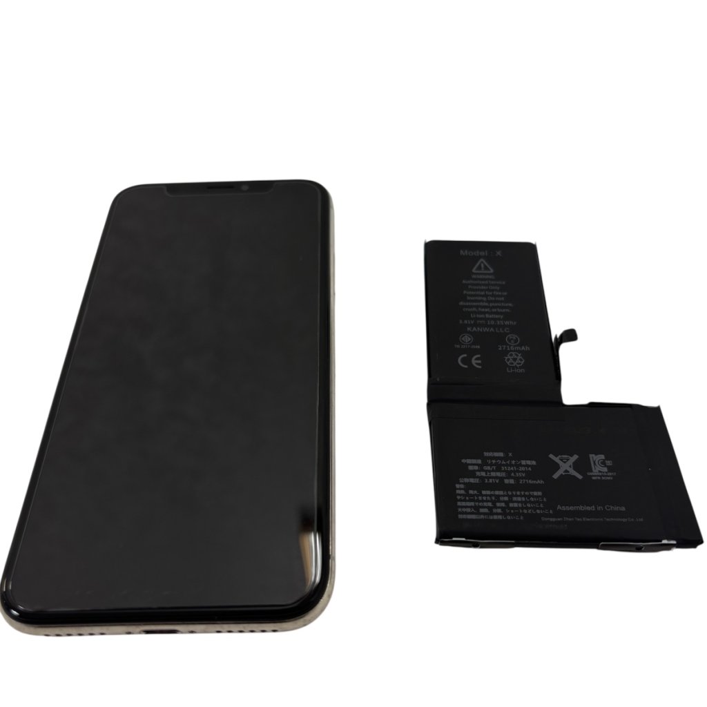 iPhoneⅩ バッテリー交換
