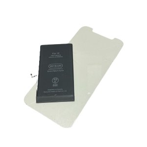 iPhone12 バッテリー交換 強化ガラス張替