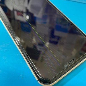 iPhoneXS 自転車落下 液晶修理| 牛久市| 液晶交換も即日お渡しで修理対応しております‼︎