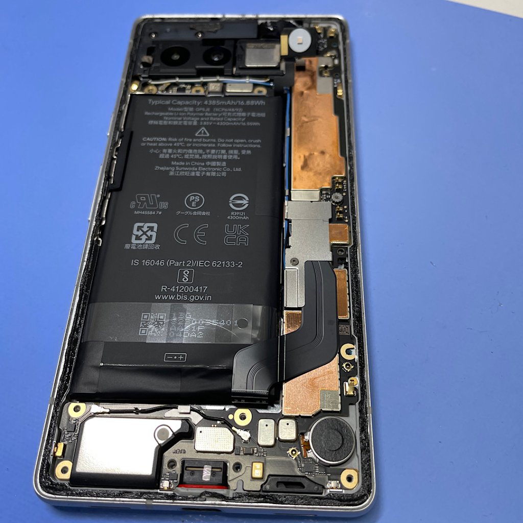 AndroidアンドロイドGoogle pixel 7a バッテリー交換| 取手市米ノ井| Android修理もご予約で対応致します!