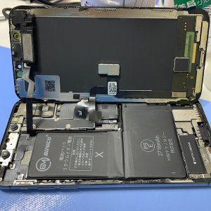 iPhoneX 最大容量低下 バッテリー交換|守谷市薬師台| バッテリー交換も即日にて修理対応中！