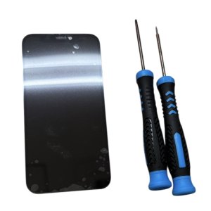 iPhone12mini 液晶交換 (液晶ガラス割れ、緑の線)