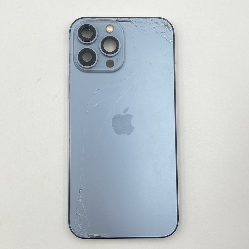 【iPhone13 Pro Maxバックパネル交換】落として割れて怪我する前に!即日対応いたします!|伊勢崎市宮子町