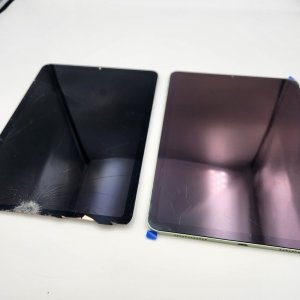 【iPad Air4フロントパネル交換】パネルが割れて怪我する前に即日対応いたします!|前橋市南町